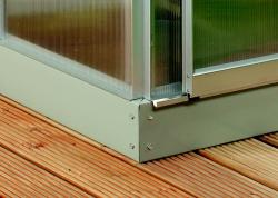 skleník VITAVIA VENUS 6200 čiré sklo 3 mm stříbrný