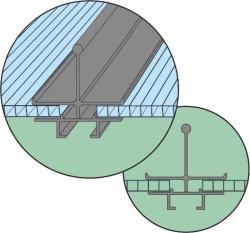 skleník VITAVIA TARGET 7500 PC 4 mm stříbrný