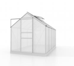 skleník VITAVIA TARGET 7500 PC 4 mm stříbrný