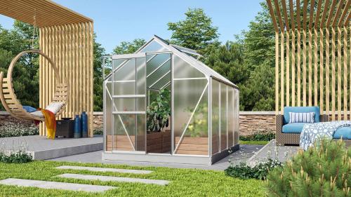 skleník VITAVIA VENUS 5000 PC 4 mm stříbrný