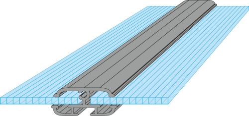 skleník LANITPLAST SARANA 6x10 PC 4 mm černý
