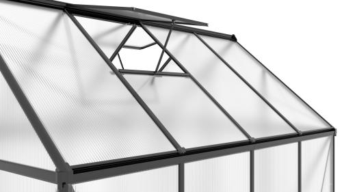 skleník LANITPLAST SARANA 6x8 PC 4 mm černý