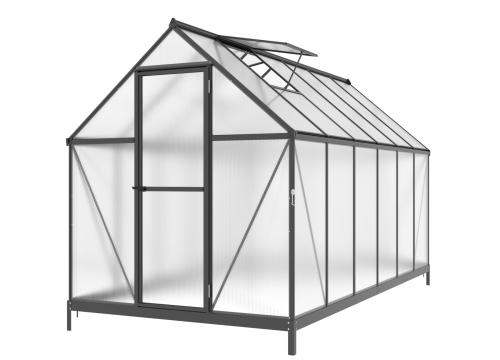 skleník LANITPLAST SARANA 6x12 PC 4 mm černý
