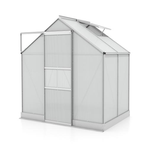 skleník VITAVIA APOLLO 2500 PC 4 mm stříbrný