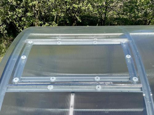 skleník LANITPLAST KYKLOP2 3x8 m PC 8 mm černý