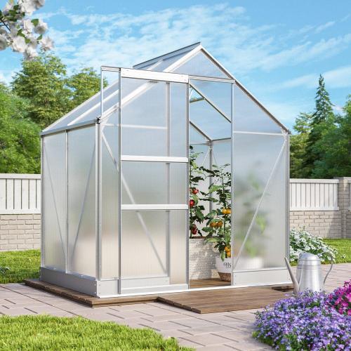 skleník VITAVIA APOLLO 2500 PC 6 mm stříbrný