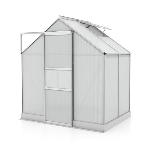 skleník VITAVIA APOLLO 2500 PC 6 mm stříbrný