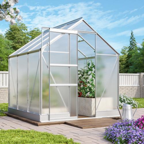 skleník VITAVIA APOLLO 3800 PC 4 mm stříbrný
