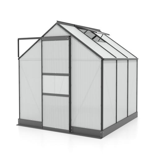 skleník VITAVIA APOLLO 3800 PC 4 mm černý