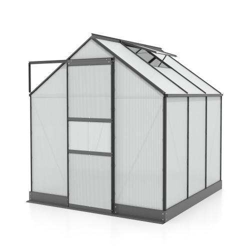 skleník VITAVIA APOLLO 3800 PC 6 mm černý