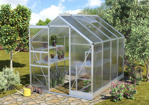 skleník VITAVIA APOLLO 5000 PC 6 mm stříbrný