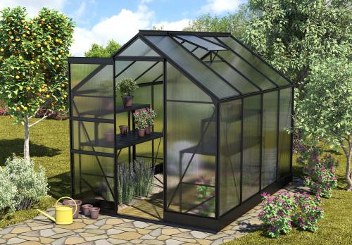 skleník VITAVIA APOLLO 5000 PC 4 mm černý