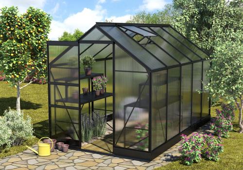 skleník VITAVIA APOLLO 6200 PC 4 mm černý