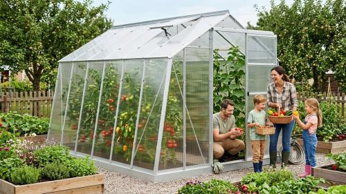 skleník LANITPLAST LIMES Viva V7/4,5 2,47x4,48 m PC 4 mm