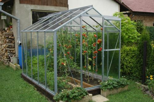 skleník LIMES Hobby H6/3,5 1,97x3,49 m čiré sklo 4 mm