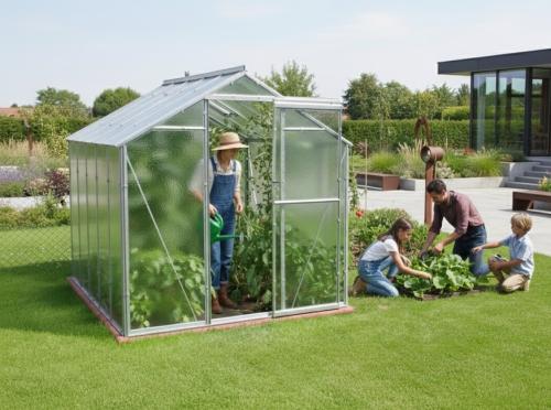 skleník LIMES Hobby H6/4,5 1,97x4,48 m rozptylové sklo 4 mm