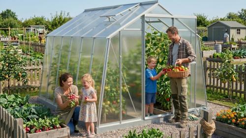 skleník LIMES Hobby H7/3 2,47x3,00 m rozptylové sklo 4 mm