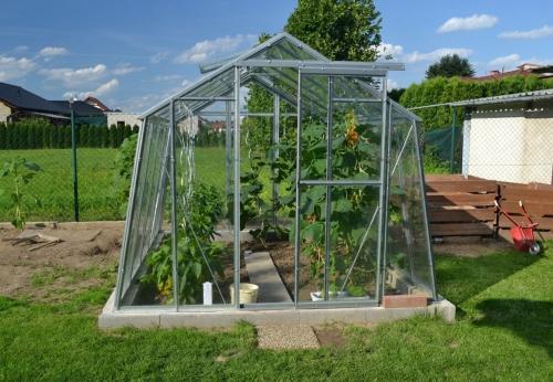 skleník LIMES Hobby H7/3 2,47x3,00 m čiré sklo 4 mm