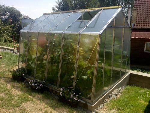 skleník LIMES Hobby H7/4,5 2,47x4,48 m rozptylové sklo 4 mm