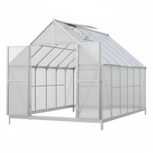 skleník LANITPLAST SARANA 8x12 PC 4 mm stříbrný