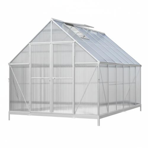 skleník LANITPLAST SARANA 8x12 PC 4 mm stříbrný
