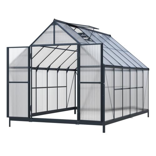 skleník LANITPLAST SARANA 8x12 PC 4 mm černý