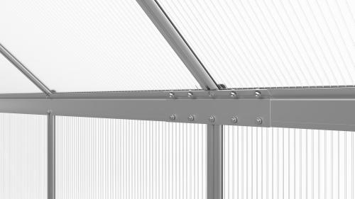 skleník LANITPLAST SARANA 8x14 PC 4 mm stříbrný