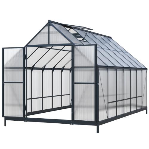 skleník LANITPLAST SARANA 8x14 PC 4 mm černý
