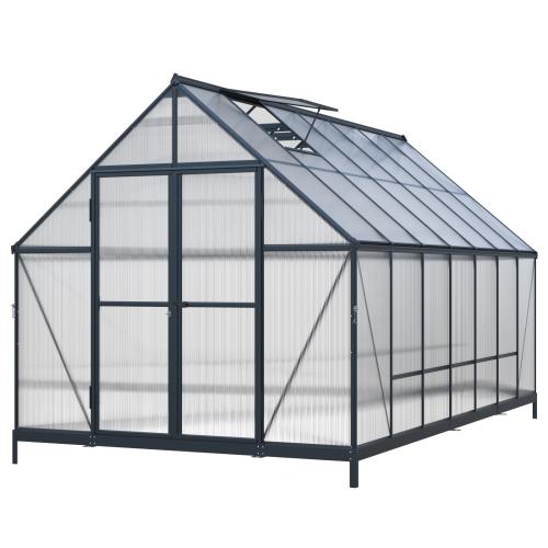 skleník LANITPLAST SARANA 8x14 PC 4 mm černý