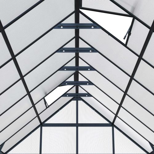 skleník LANITPLAST SARANA 8x14 PC 4 mm černý