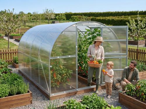 skleník LANITPLAST KYKLOP2 SE 3x4 m PC 4 mm