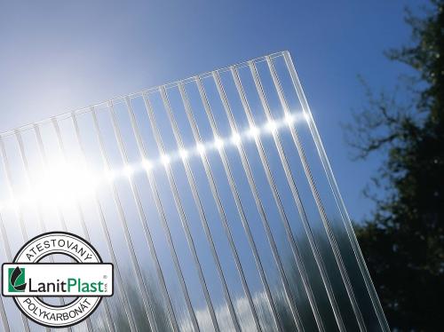 náhradní prosklení pro skleník LANITPLAST SARANA 6x8 PC 4 mm