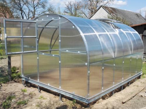 Zahradní skleník z polykarbonátu Gardentec Classic 4 mm 2 x 3 m