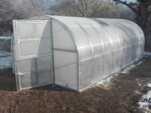 Zahradní skleník z polykarbonátu Gardentec Classic 4 mm 4 x 3 m