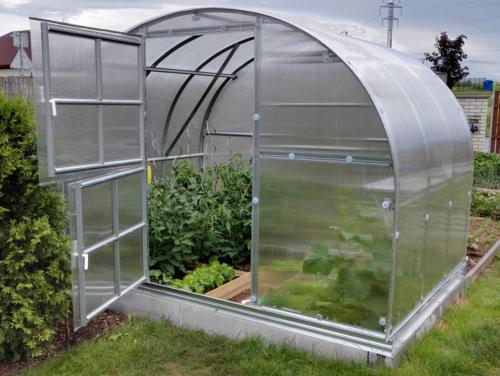 Zahradní skleník z polykarbonátu Gardentec Classic PROFI 6 mm 2 x 3 m