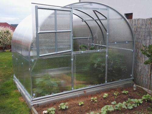 Zahradní skleník z polykarbonátu Gardentec Classic PROFI 6 mm 8 x 3 m
