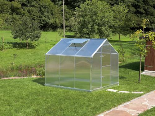 Zahradní skleník z polykarbonátu Gardentec F 1,54 x 2,27 m
