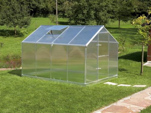 Zahradní skleník z polykarbonátu Gardentec F 3,74 x 2,27 m