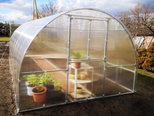 Zahradní skleník z polykarbonátu Gardentec Classic T 4 mm 2 x 3 m